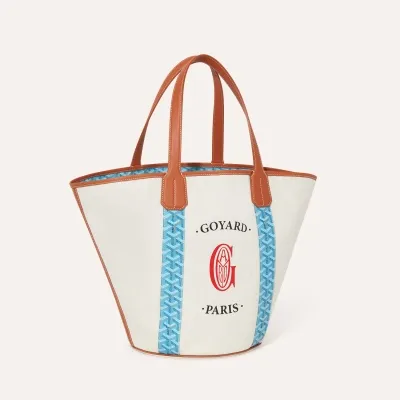 SAC BELHARRA BLEU TURQUOISE Turquoise & Tan