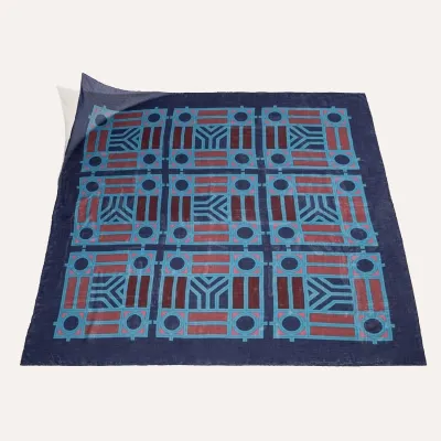 CHALEN4 Navy Blue, Sky Blue, Pink & Burgundy