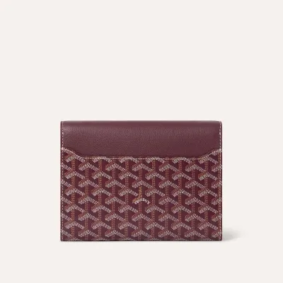 PORTEFEUILLE POCHETTE CHYPRE PM Burgundy