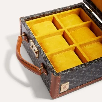 MALLE JOUX 6 MONTRES Black & Tan