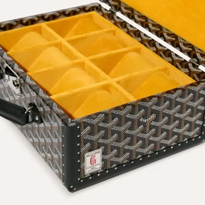 MALLE JOUX 8 MONTRES Black