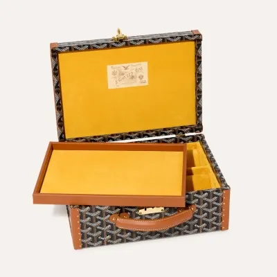 MALLE JOUX 8 MONTRES Black & Tan