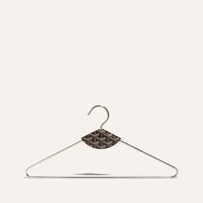 2 CINTRES LIVREE NICKEL Black & Tan