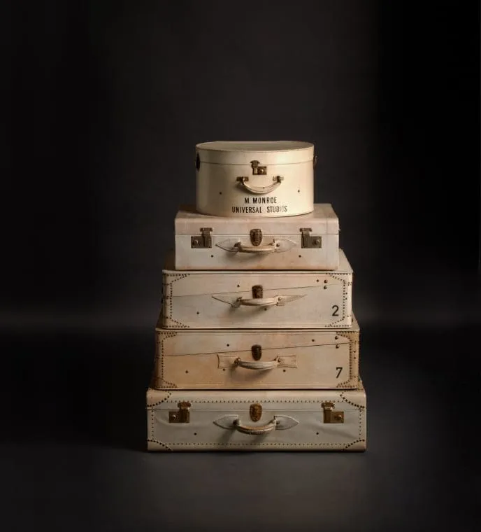 Archive image of Marilyn Monroe's trunks Archive image of Marilyn Monroe's trunks