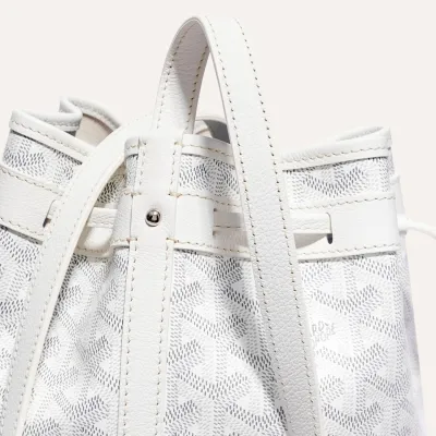 SAC SEAU PETIT FLOT White