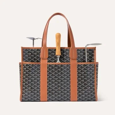 SAC VILLETTE MM JARDIN 2025 Black & Tan