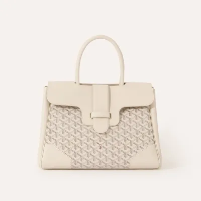 SAC CABAS SAIGON MM ENVERS FLORAL 2025 Sand