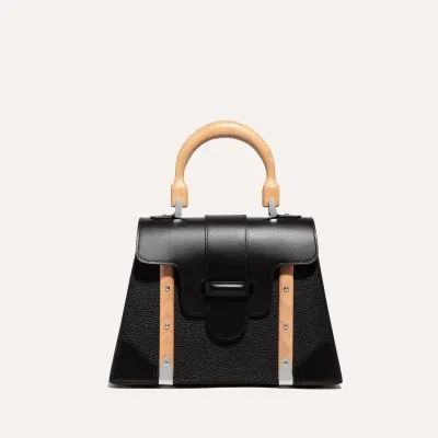 SAC SAIGON PM CUIR Black