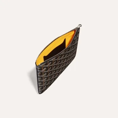 POCHETTE SENAT PM BANDES INITIALES ECO Black