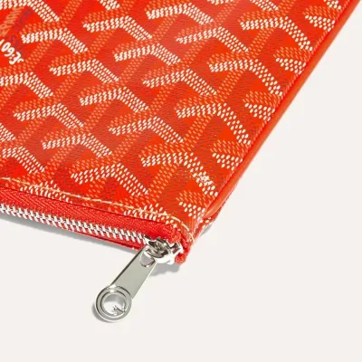 POCHETTE SENAT PM BANDES INITIALES ECO Orange