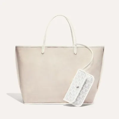 SAC SAINT LOUIS GM BANDES INITIALES White