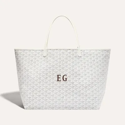 SAC SAINT LOUIS GM INITIALES White