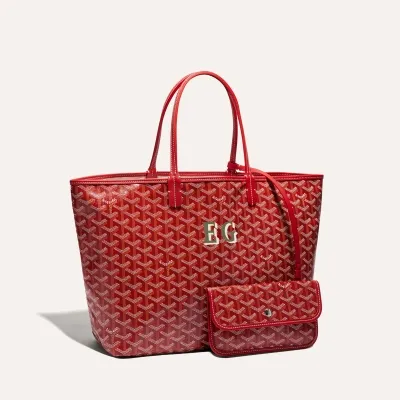 SAC SAINT LOUIS PM INITIALES Red