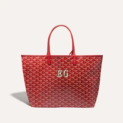 SAC SAINT LOUIS PM INITIALES Red