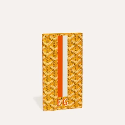 Saint-Roch Wallet Stripes and Initials