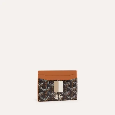 Saint-Sulpice card wallet Stripes and Initials