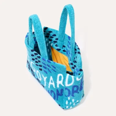 SAC EPONGE TERRY PM Turquoise