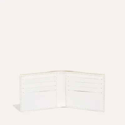 PORTEFEUILLE VICTOIRE INITIALES ECO White